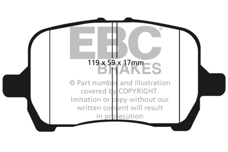 EBC 04-06 Chevrolet Cobalt 2.0 Supercharged Ultimax2 Front Brake Pads - UD1160