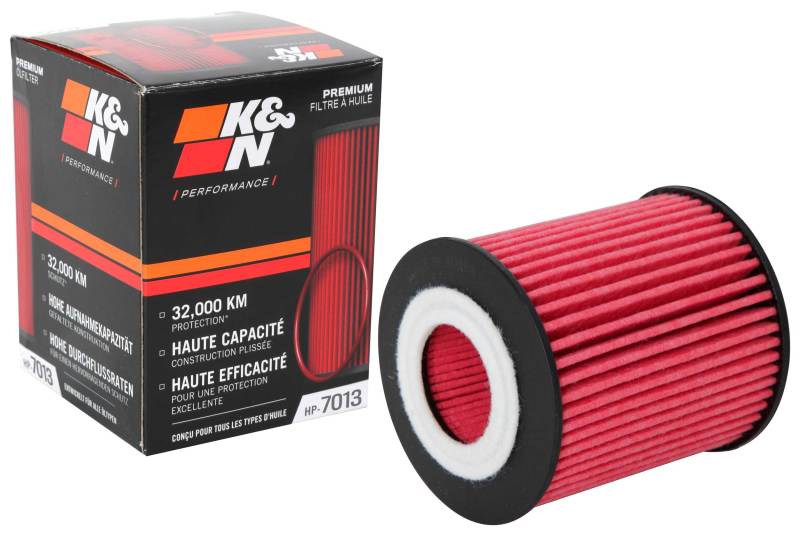 K&N 07-09 Mazdaspeed3 Performance Gold Oil Filter (OEM style cartridge filter) - HP-7013