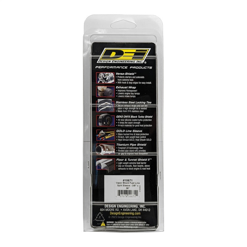 DEI Vapor Block Sleeve 3/8in x 36in - 10671