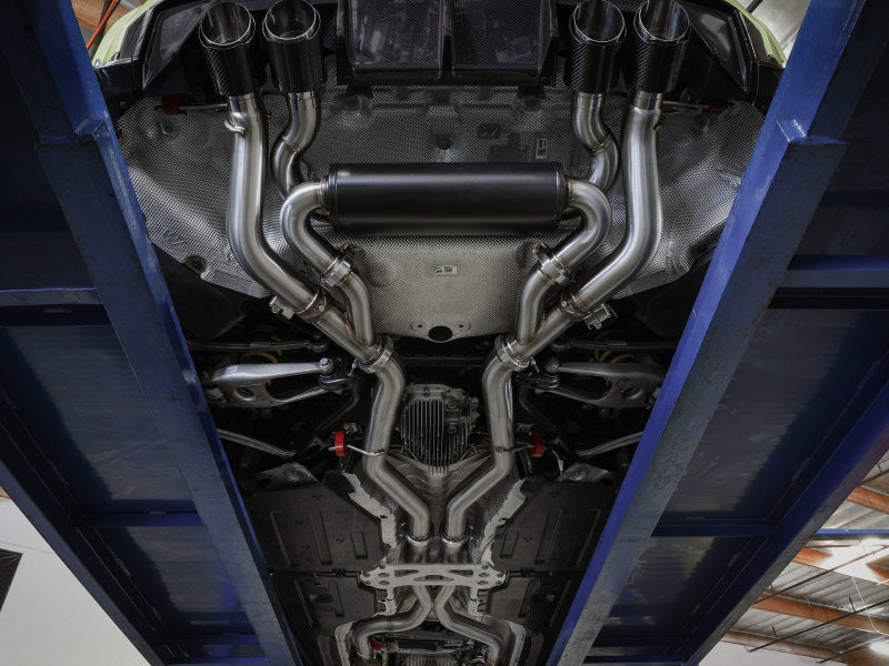 aFe MACHForce XP Exhausts Cat-Back SS 21 BMW M2 Competition L6-3.0L w/Polished Tips - 49-36351-P