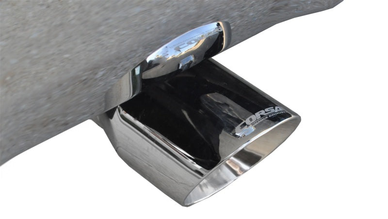 Corsa 14-19 GMC Sierra/Chevy Silv 1500 Crew Cab/Short Bed 5.3L V8 Polished  Dual Rear CB Exhaust - 14869