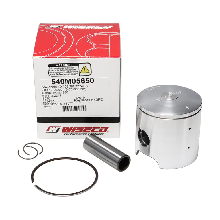 Wiseco Kawasaki KX125 86 2224CS Piston Kit - 540M05650