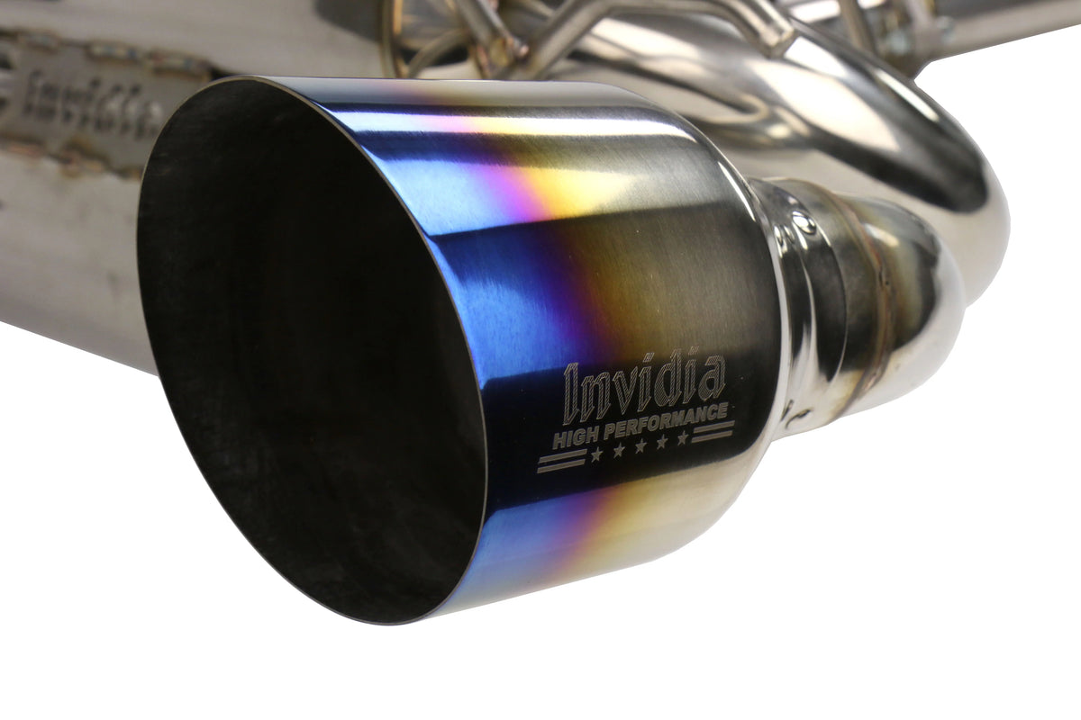 Invidia 12+ Subaru BR-Z/FR-S Gemini/R400 Single Layer Titanium Tip Cat-back Exhaust - HS12SST7GM1ST