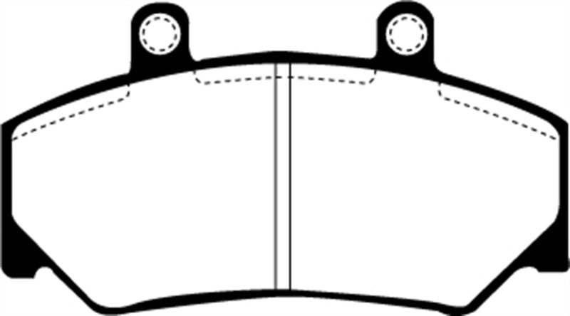 EBC 85-93 Volvo 740 2.1 (Bendix) Greenstuff Front Brake Pads - DP2800