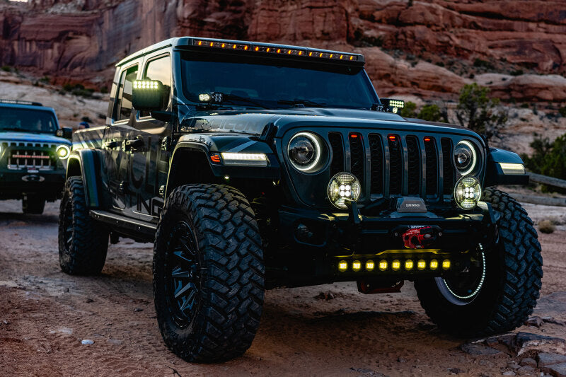Oracle Jeep Wrangler JL/Gladiator JT Integrated Windhsiled LED Light Bar System - 5917-023