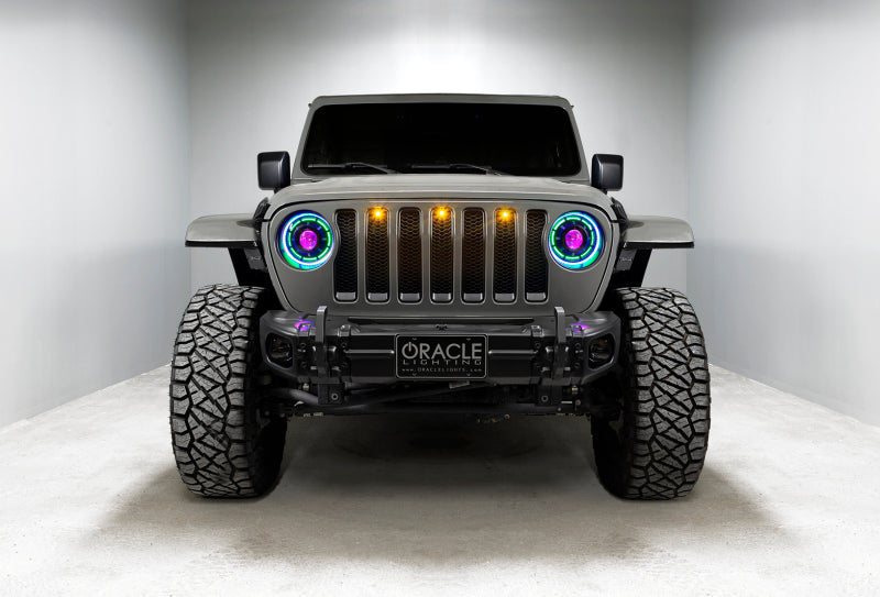 Oracle Oculus Bi-LED Projector Headlights for Jeep JL/Gladiator JT - w/ Simple Cntrl SEE WARRANTY - 5839-504-B