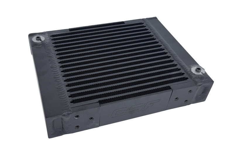 CSF Universal Large Single-Pass Oil Cooler - M22 x 1.5 - 12in L x 9.33in H x 2.16in W - 8371