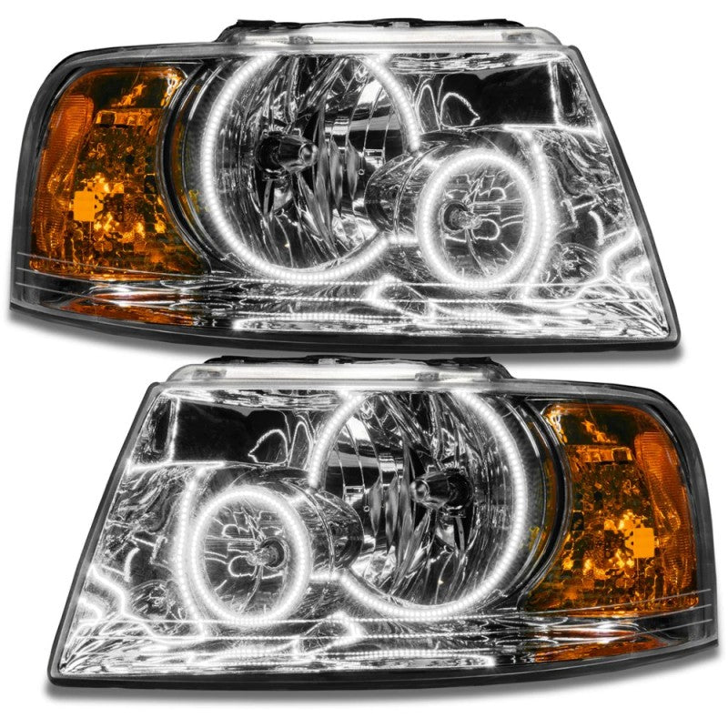 Oracle 03-06 Ford Expedition SMD HL - Chrome - ColorSHIFT w/ BC1 Controller  - 7153-335 by ORACLE Lighting