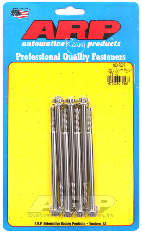 ARP Merlin Block BRodix Head BB 12pt Valve Cover Bolt Kit - 400-7527