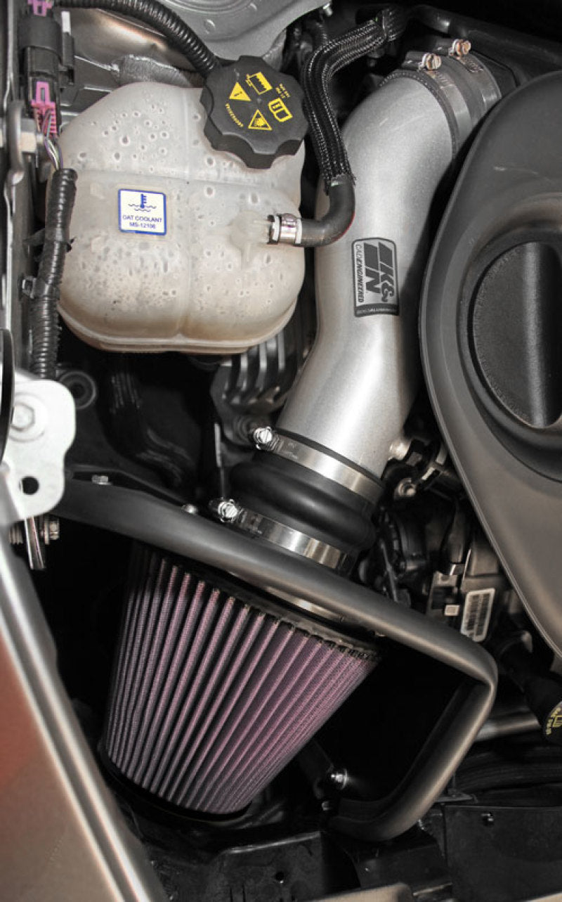 K&N 14-15 Jeep Cherokee 3.2L V6 High Flow Performance Intake Kit - 77-1569KS for 2014-2018 Jeep Cherokee - close-up