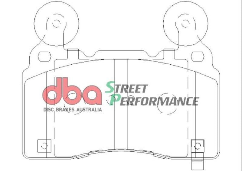DBA 16-21 Tesla S SP Performance Front Brake Pads - DB2358SP