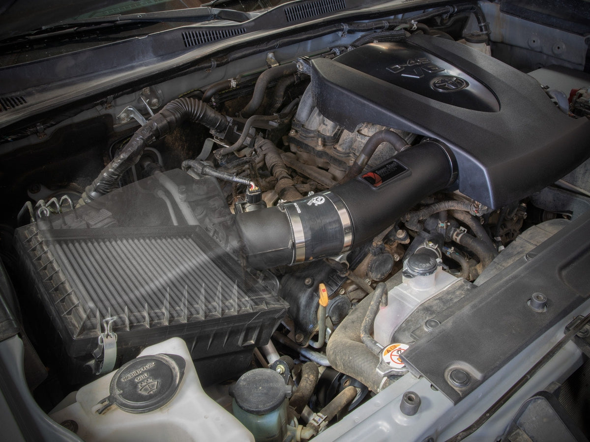 aFe Super Stock induction system with Pro DRY S filter, 2016-2023 Toyota Tacoma 3.5L V6 - 55-10002D