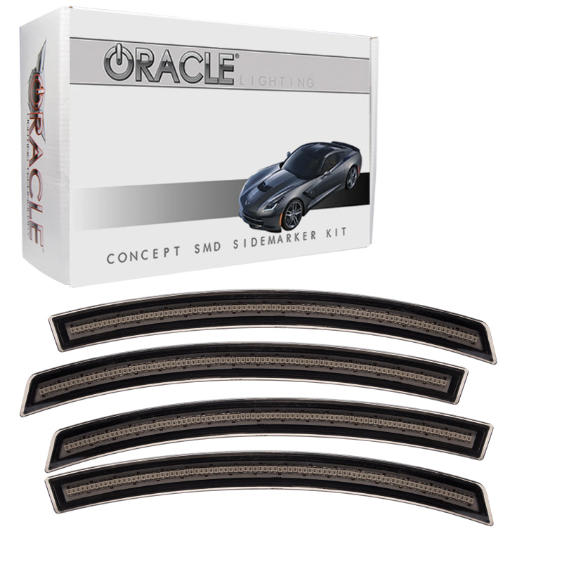 Oracle Chevrolet Corvette C7 Concept Sidemarker Set - Tinted - No Paint SEE WARRANTY - 2392-020