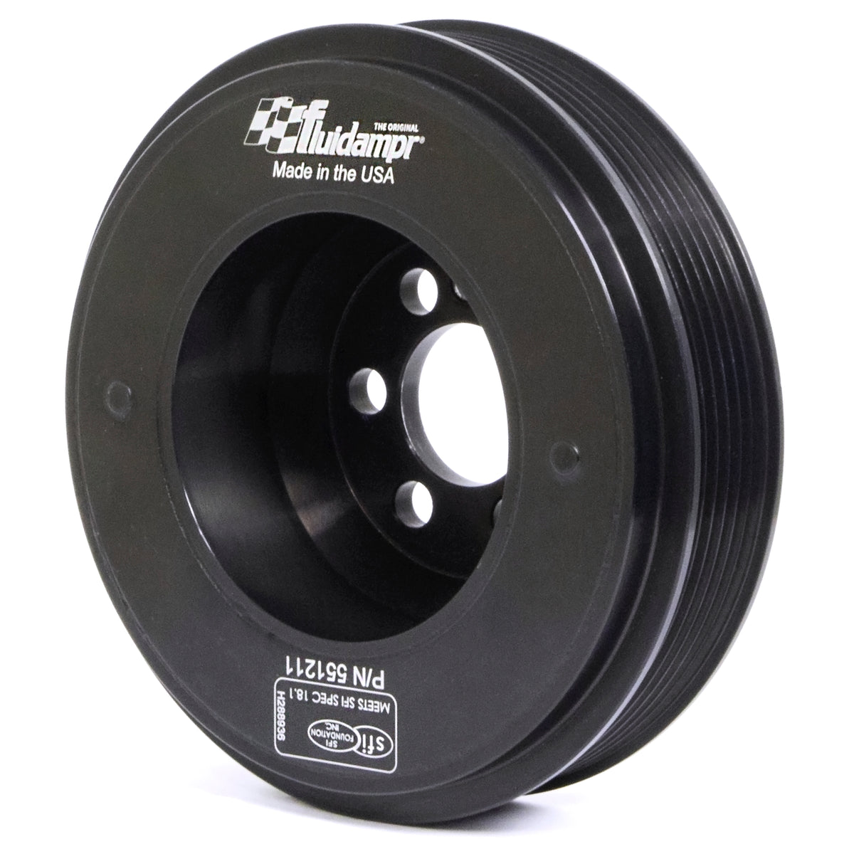 Fluidampr VW 06-08 2L FSI Motor (6 bolt hole mounting) Steel Internally Balanced Damper - 551211