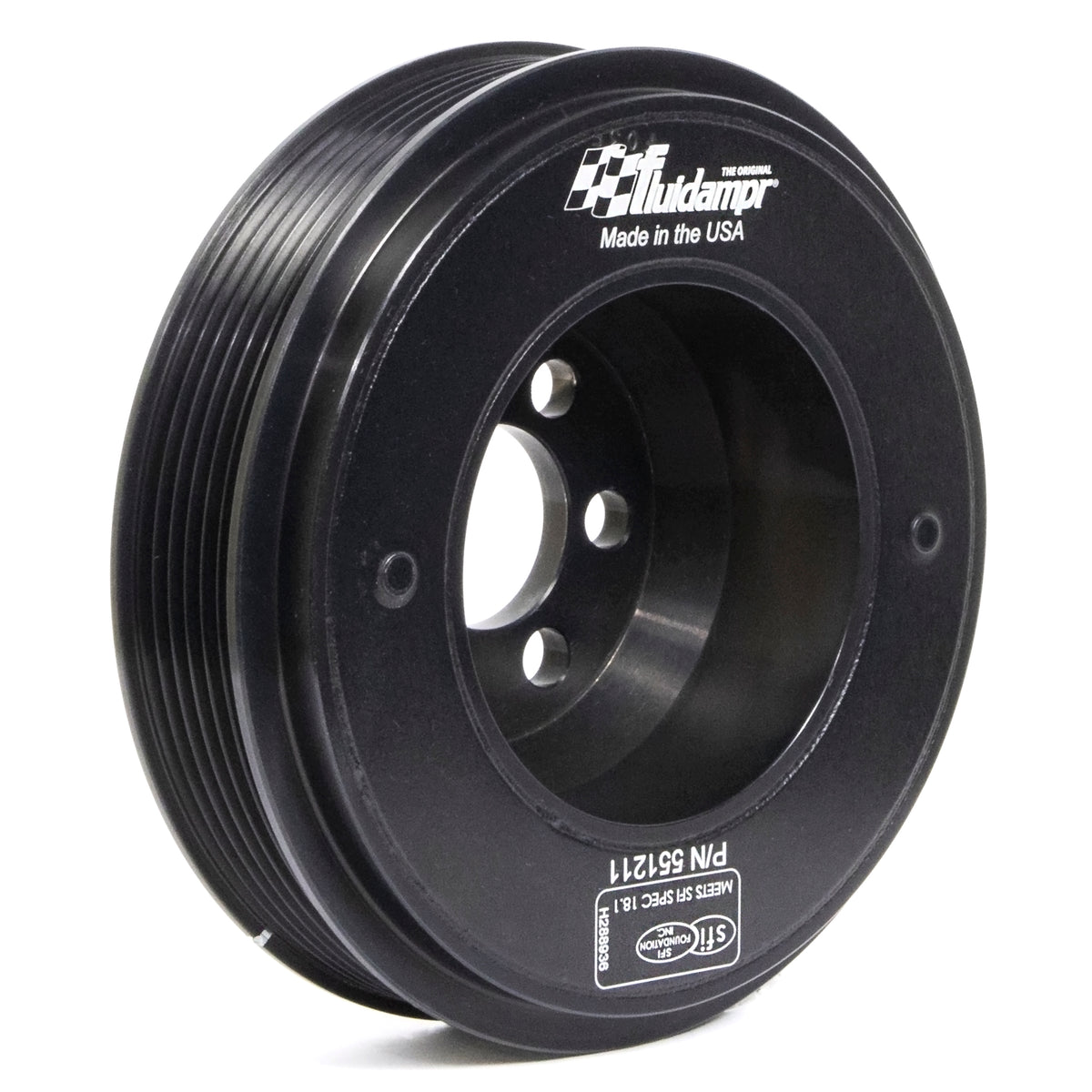 Fluidampr VW 06-08 2L FSI Motor (6 bolt hole mounting) Steel Internally Balanced Damper - 551211