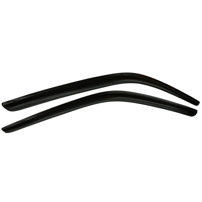 AVS 00-01 Dodge RAM 1500 (w/Towing Mirror) Ventvisor Outside Mount Window Deflectors 2pc - Smoke - 92847