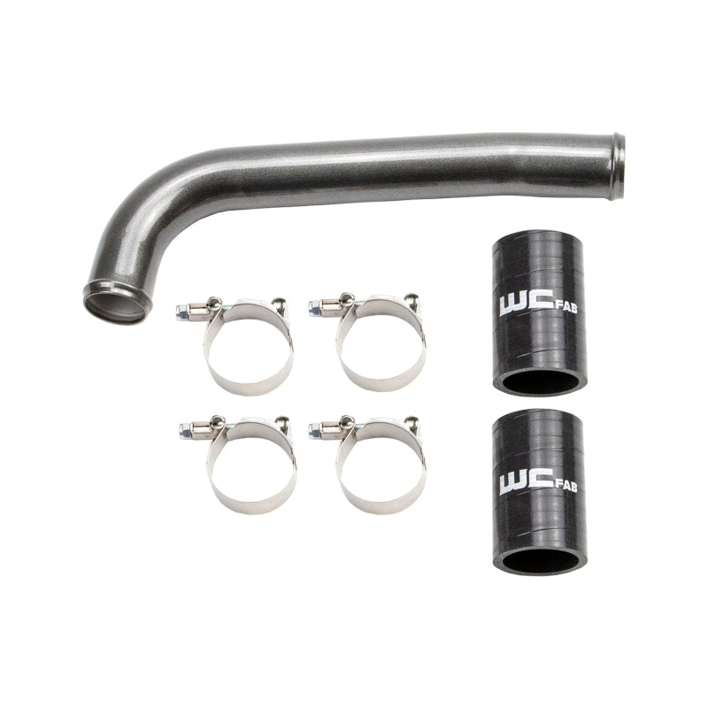 Wehrli 01-05 GM Duramax LB7/LLY Upper Coolant Pipe - Bengal Silver - WCF100860-BS