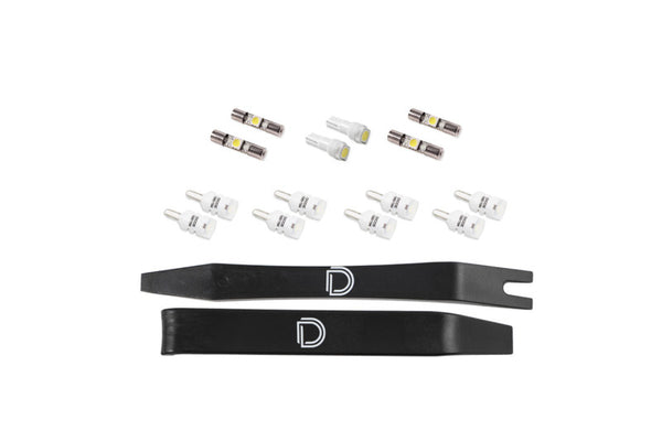 Diode Dynamics 14-18 Toyota Tundra Interior LED Kit Cool White Stage 1 - DD0573 for 2014 Toyota Tundra - front view