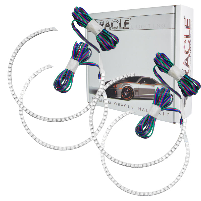 Oracle Ford F250/350 11-16 Halo Kit (Round Ring Design) - ColorSHIFT w/ Simple Cntrl SEE WARRANTY - 2258-504