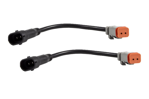 Diode Dynamics H11 DT 2-Pin Adapter - Pair - DD4078 by Diode Dynamics - front view