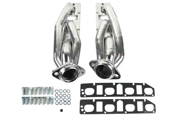 JBA 19-21 Ram 5.7L HEMI 1-5/8in Primary Silver Ctd Cat4Ward Header - 1961S-3JS for 2019-2021 Ram 1500 - front view