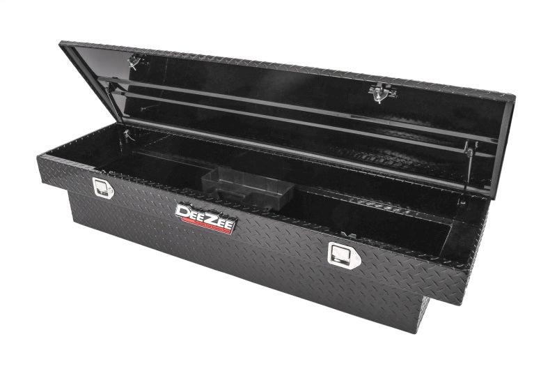 Deezee Universal Tool Box - Red Crossover - Single Lid Black BT Full Size - DZ8170B