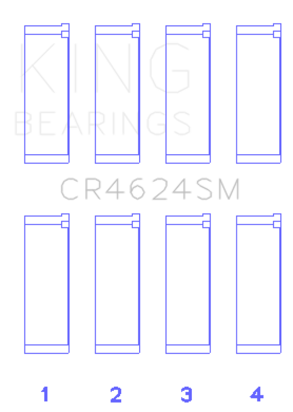 King Hyundai G4KE / G4KC Rod Bearings (Set of 4) - CR4624SM