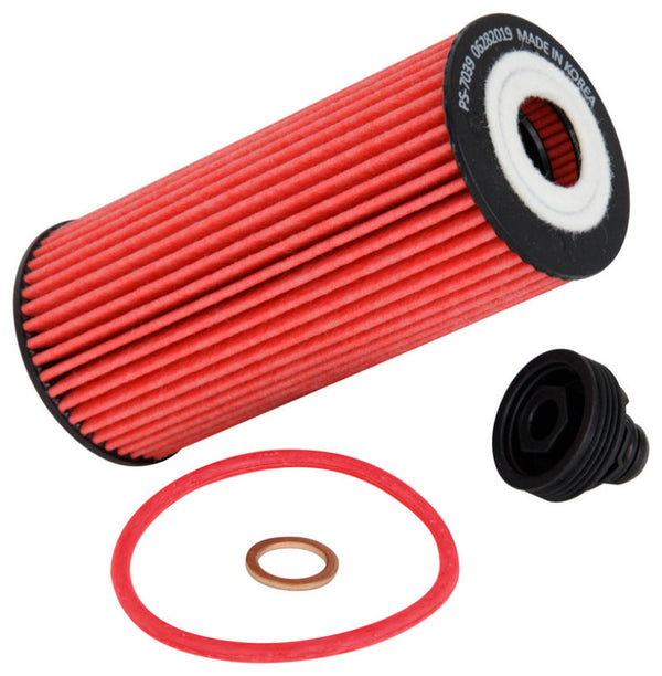K&N Automotive Oil Filter - 14-17 Mini Cooper 1.5L L3 Gas - HP-7039 for 2017-2024 Mini Cooper Countryman - front view