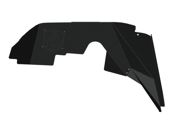 Road Armor 18-20 Jeep Wrangler JL Stealth Front Fender Liner Body Armor - Black Steel - 518LFFSB for 2018-2020 Jeep Wrangler - front view