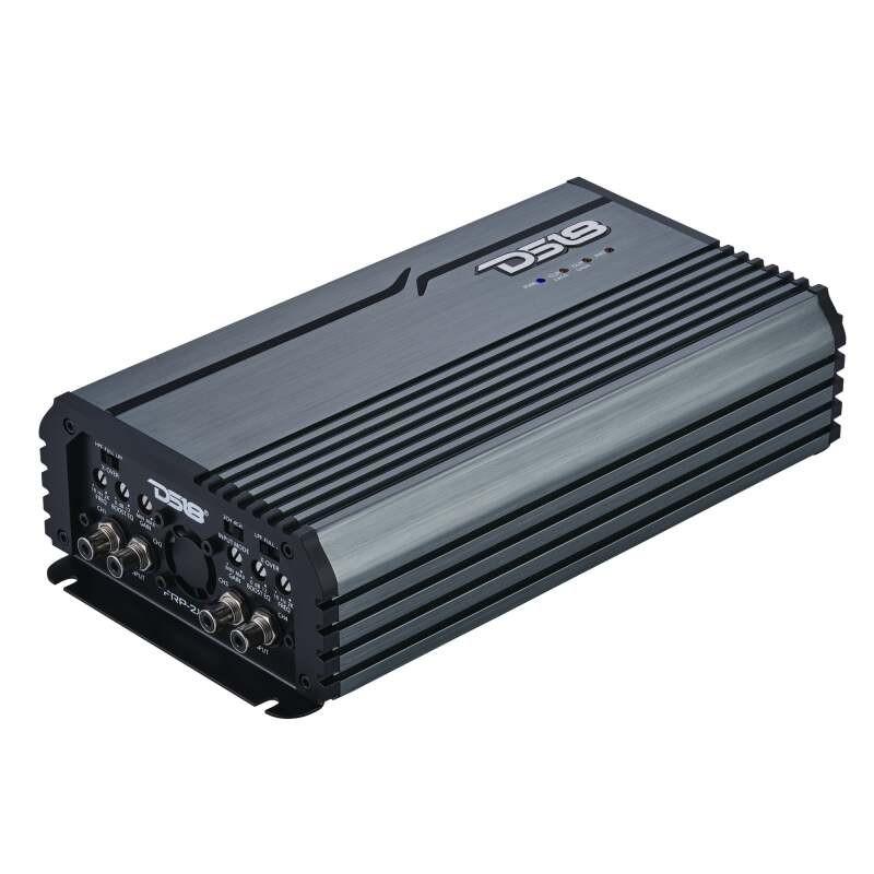 DS18 4-Channel Class-D Amp Stereo Full-Range 4 x 250 W RMS at4 ohm 4- Titanium - FRP-2.4K4/TI - angle view