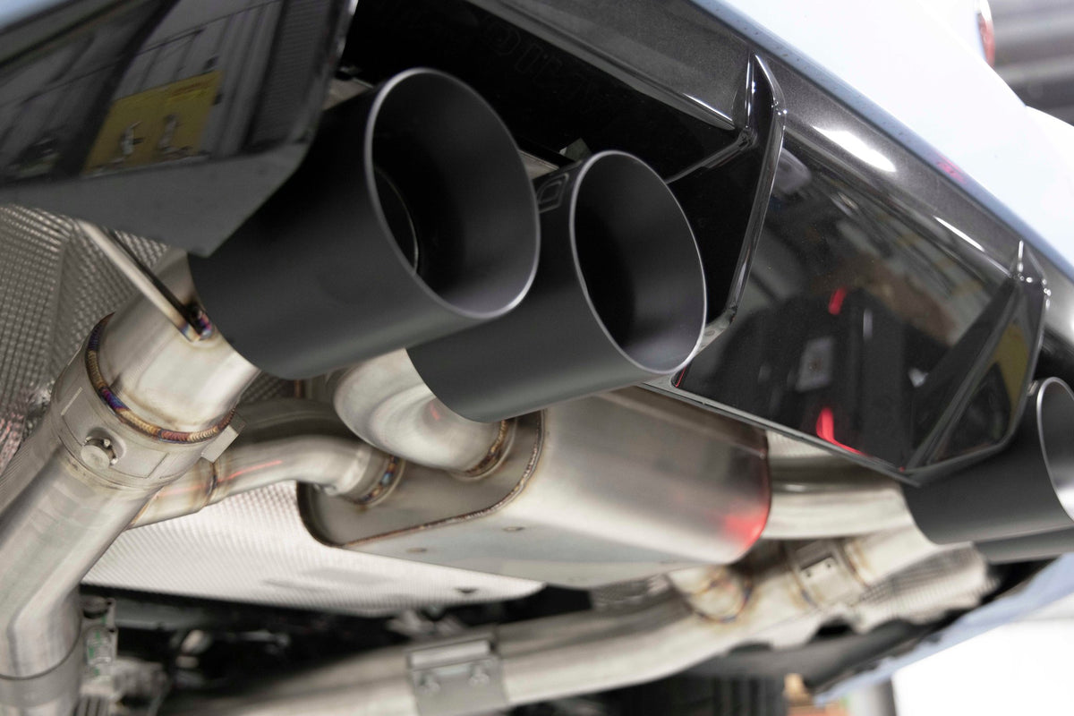 Dinan - Valved Axle-Back Exhaust - 2023-2026 BMW M2 - D660-0100-BLK