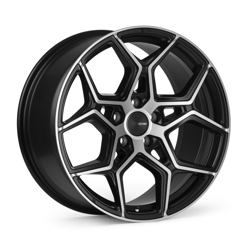Enkei Quest 20x9 / 5x114.3 BP / ET42 / 72.6mm Bore - Matte Black Machining Wheel - 556-290-6542BKM