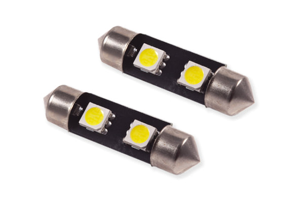 Diode Dynamics 36mm SMF2 LED Bulb - Cool - White (Pair) - DD0081P for 2000-2015 Ford Focus - front view