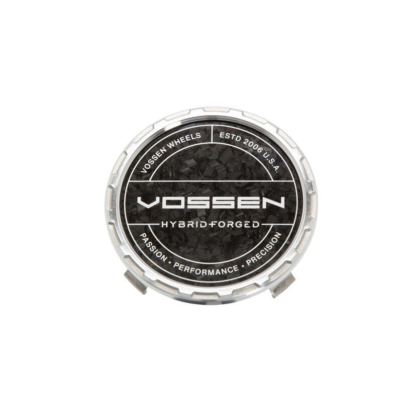 Vossen HF Carbon Billet Sport Cap 2.0 - Large (VHFL) - Transparent Clear - Forged (Gloss) - CAPBSC2-LG-HF-CR-F