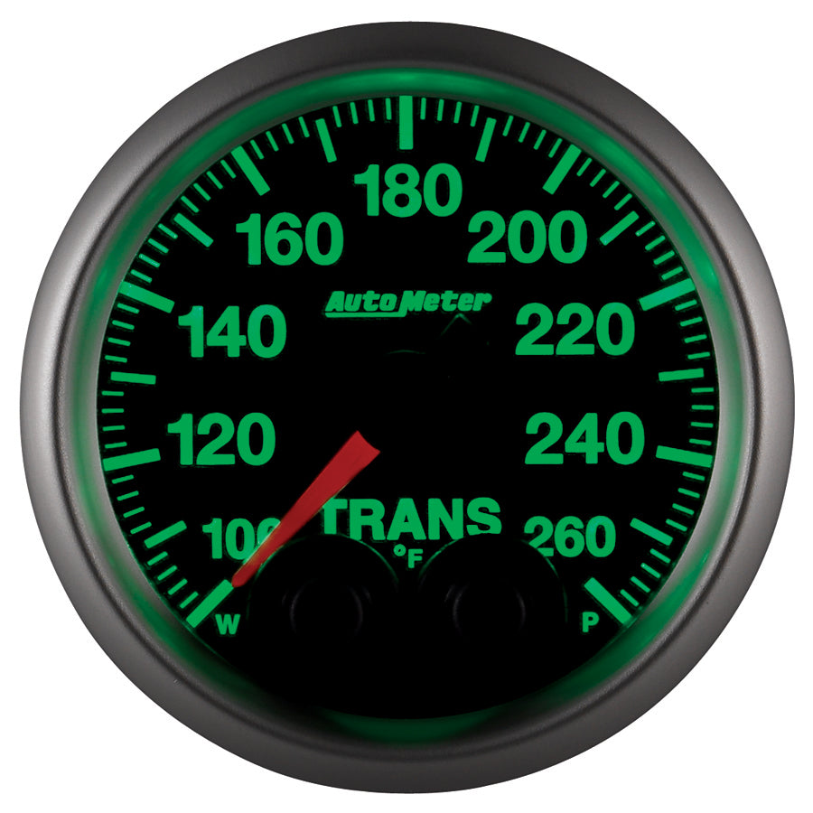 Autometer Elite 52mm 100-260 Degress F Trans Temperature Peak and Warn Gauge w/ Electonic Control - 5658