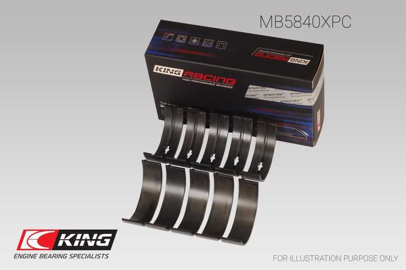 King Engine Bearings Chrysler 300 Srt8 (Size STDX) Main Bearing Set - MB5840XPCSTDX