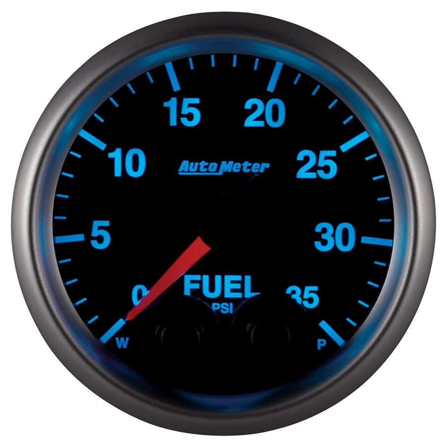 Autometer Elite 2-1/16in 0-35 PSI Fuel Pressure Stepper Motor w/ Peak & Warn - 5661