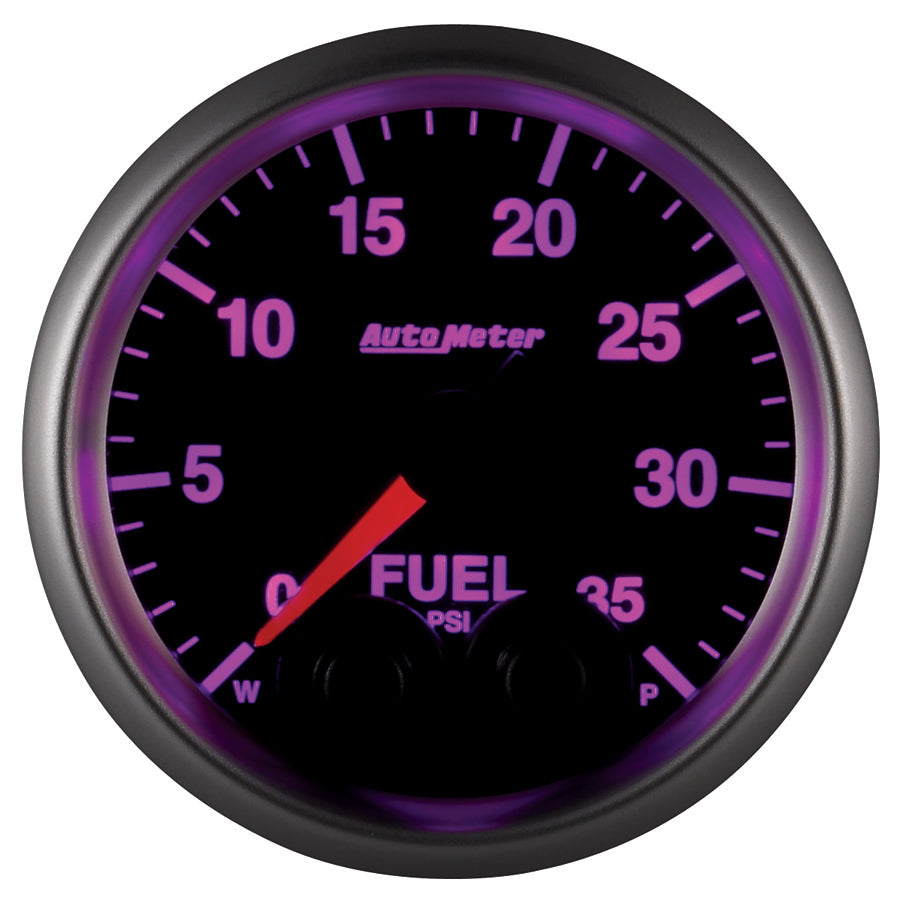 Autometer Elite 2-1/16in 0-35 PSI Fuel Pressure Stepper Motor w/ Peak & Warn - 5661