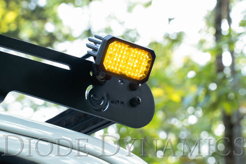 Diode Dynamics Stage Series 2 In LED Pod Sport - Yellow Flood Standard ABL (Pair) - DD6396P by Diode Dynamics - alternate vie