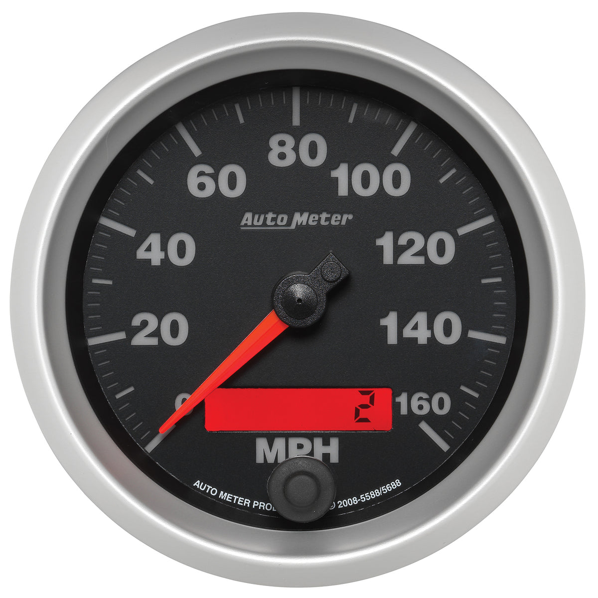 Autometer Electric Programmable 85.7mm Speedometer 160MPH - 5688