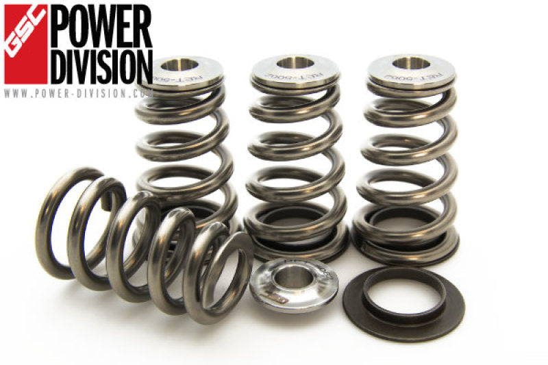 GSC P-D Mitsubishi 4B11T High Pressure Single Conical Valve Spring and Ti Retainer Kit - 5062 by GSC Power Division