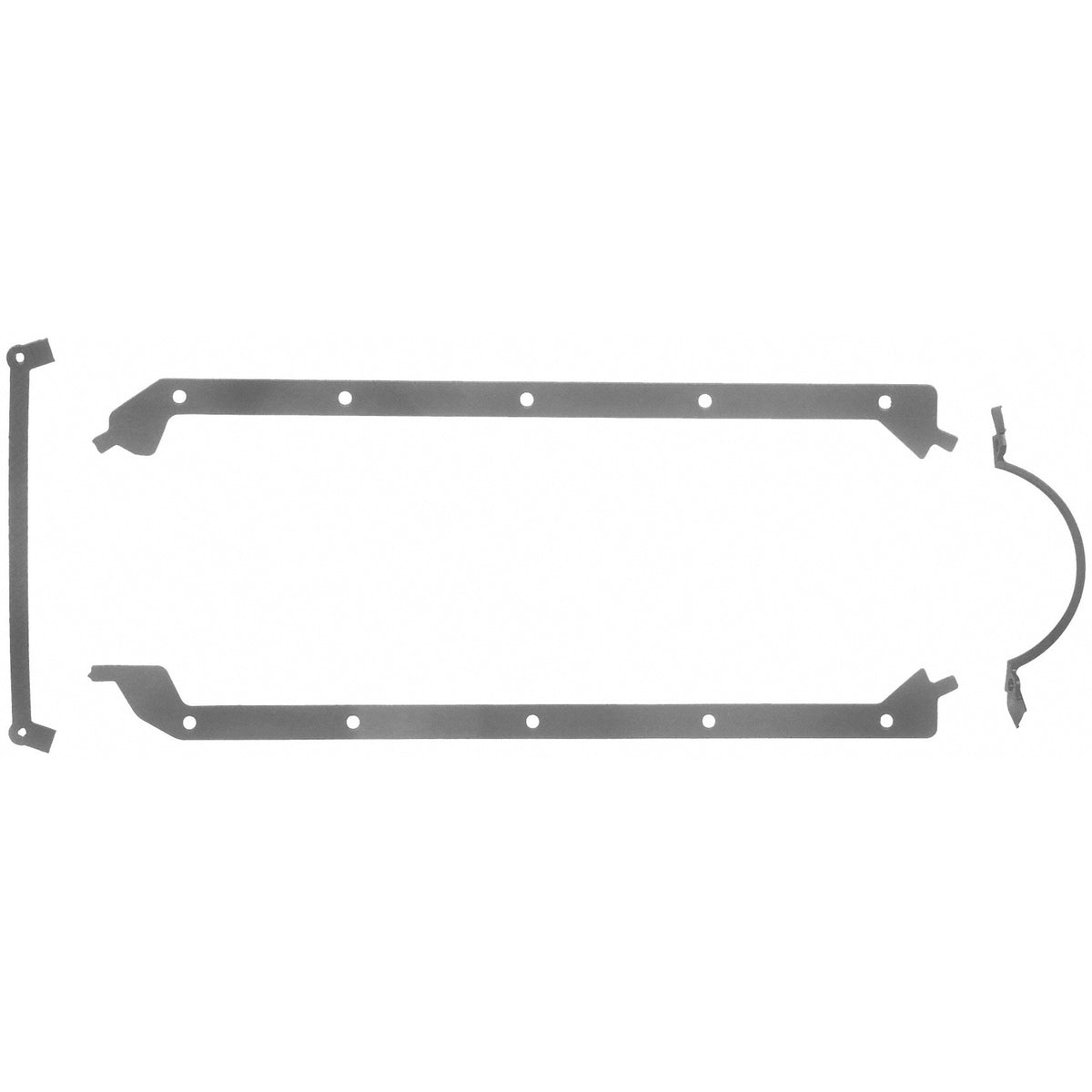 Fel-Pro 1891 Engine Oil Pan Gasket Set Rubber-coated fiber w/steel core - front view