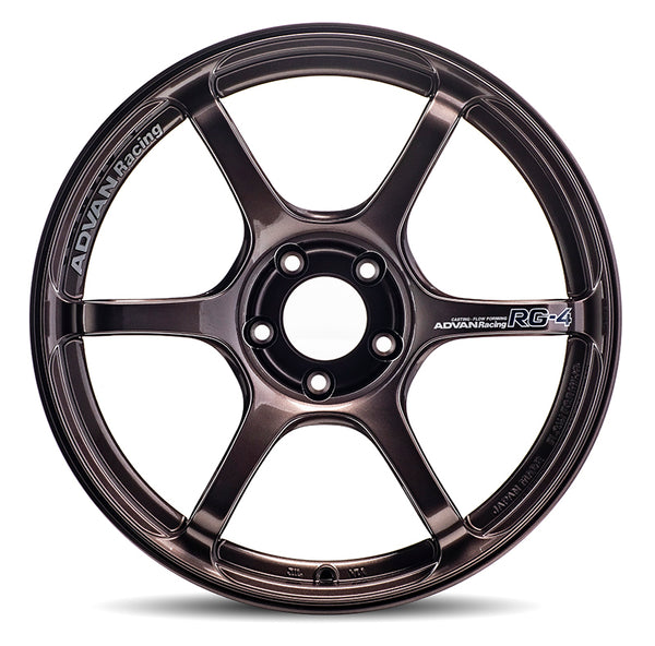 Advan RG-4 18x8.5 +50 5-114.3 Racing Copper Bronze Wheel - YA48H50ECB by Advan