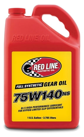 Red Line 75W140NS Gear Oil Synthetic GL-5 Differential Gear Oil 1 Gallon