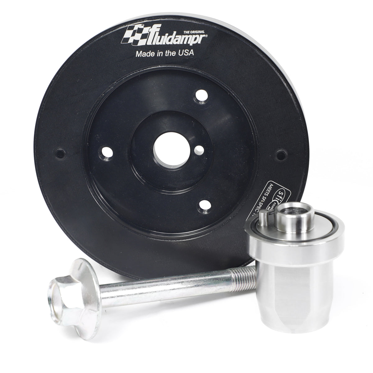 Fluidampr 2022+ Toyota GR86/Subaru BRZ (FA24F/FA24D) Steel Internally Balanced Damper w/Adapter Kit - 571111