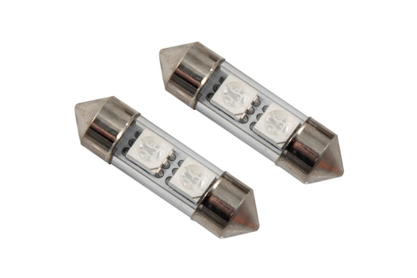 Diode Dynamics 31mm SMF2 LED Bulb - Amber (Pair) - DD0189P for 2000-2009 Honda S2000 - front view