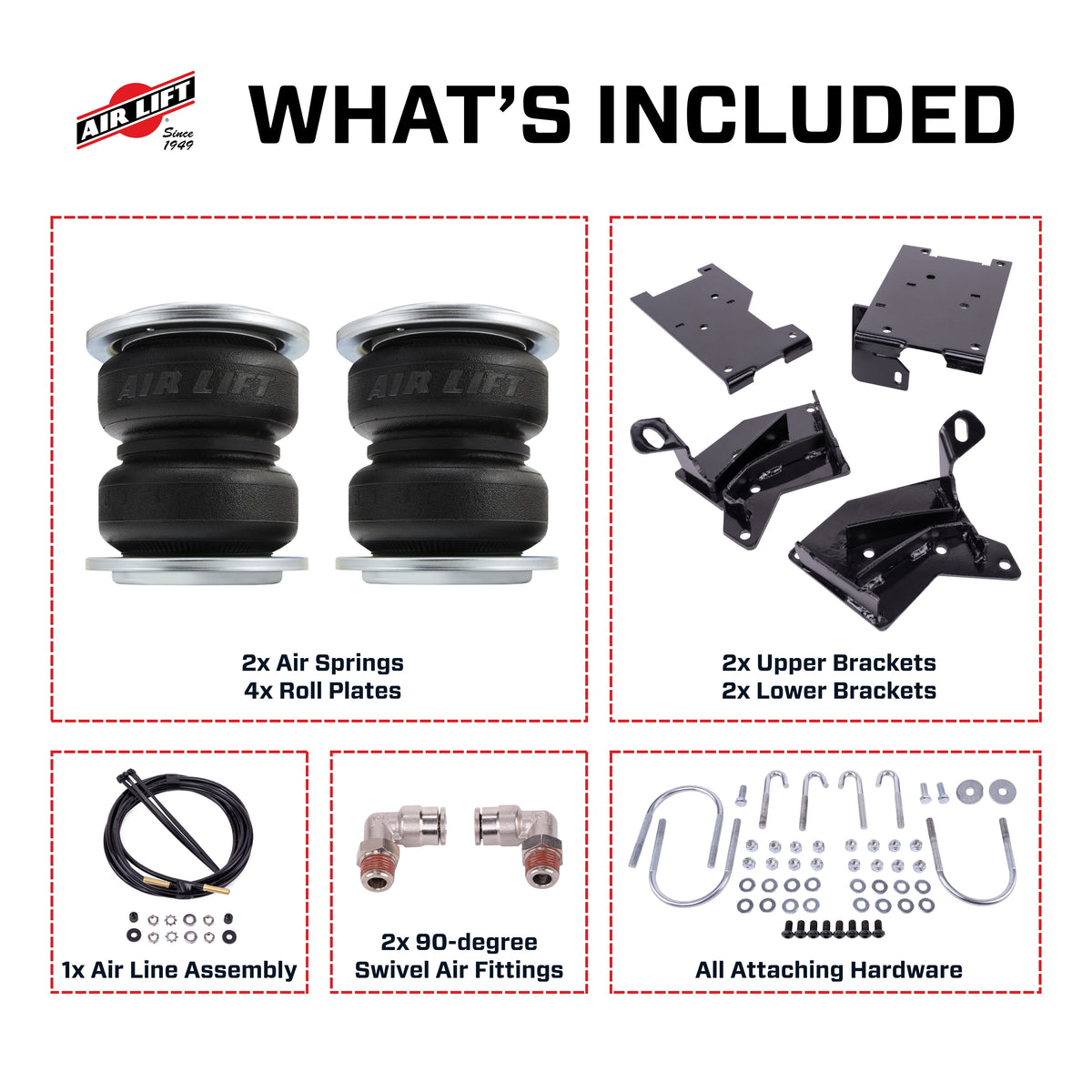 AirLift Performance 21-24 Ford Bronco LoadLifter 5000 Air Spring Kit - 57269