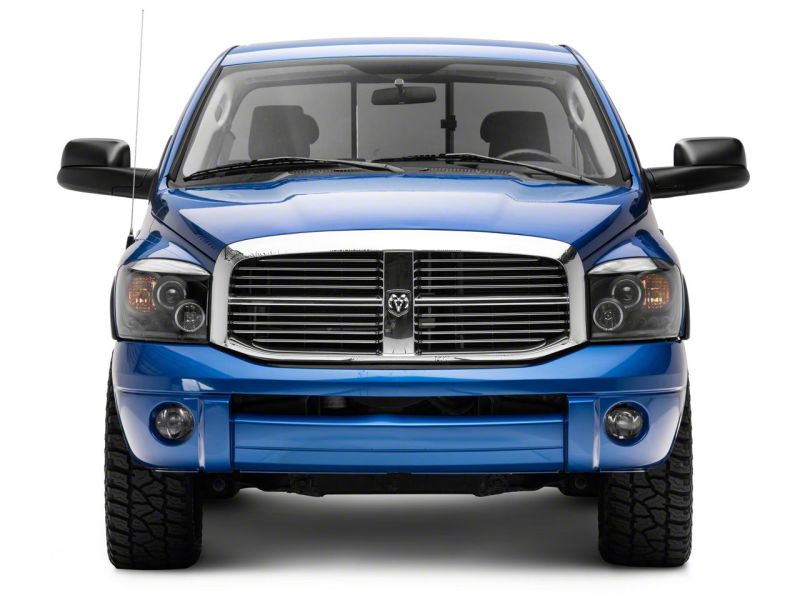 Raxiom 06-08 Dodge RAM 1500 LED Halo Projector Headlights- Blk Housing (Clear Lens) - R110149