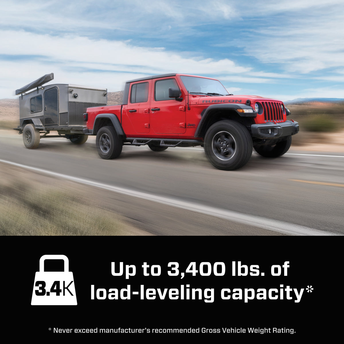 Air Lift 20-25 Jeep Gladiator (4WD) Load Lifter 5000 Air Spring Kit w/ Cradle - 57415