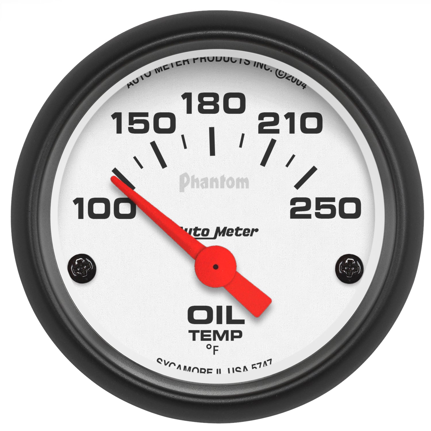 Autometer Phantom 52mm Oil Temp 100-250 F Electronic Gauge Kit - 5747